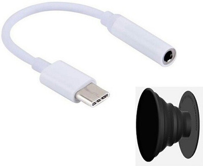 

Freya BLACK SOCKET POP TABLET MOBILE HOLDER WITH Type-C Male to 3.5mm Female Jack Earphone/HEADPHONE USB Adapter(Multicolor)