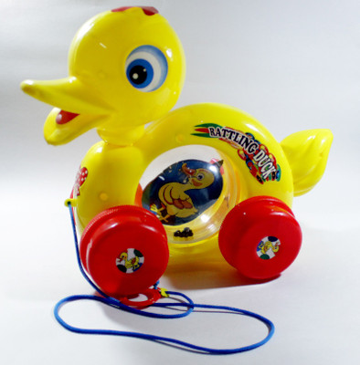 

wrapbow Rattling Duck for Kids(Red and Blue)
