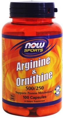 

Now Foods Arginine and Ornithine(100 No)