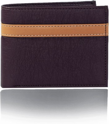 

ZEEBROS Men Casual Maroon Artificial Leather Wallet(3 Card Slots), Brown-tan