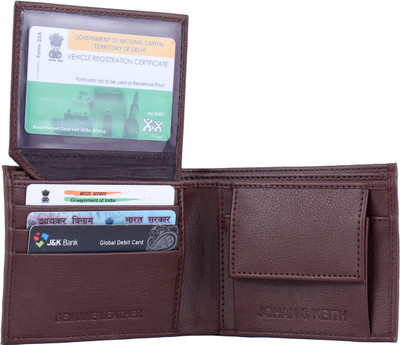 

skkfashion Men Casual Brown Artificial Leather Wallet(5 Card Slots)
