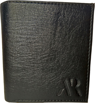 

A R Boys Black Artificial Leather Wallet(5 Card Slots)