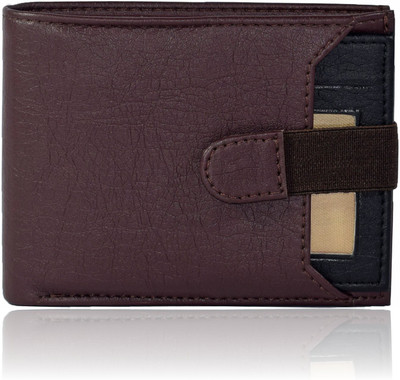 

Death By Color Men Formal Brown Artificial Leather Wallet(7 Card Slots), Multicolor
