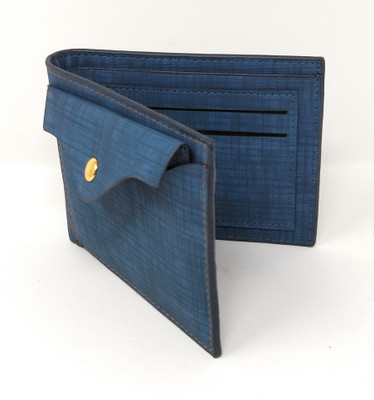 

Oytra Men Blue Artificial Leather Wallet(3 Card Slots)