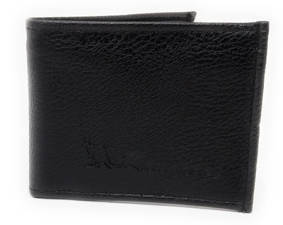 Oytra Men Black Artificial Leather Wallet(3 Card Slots)