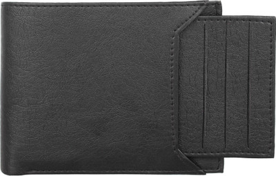 

KEZRO Men Black Artificial Leather Wallet(6 Card Slots)