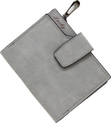 

Ravi Collections Women Casual Grey Artificial Leather Wallet(12 Card Slots), Smokey grey