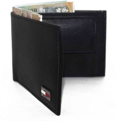 

NIetz Men Black Genuine Leather Wallet(3 Card Slots)