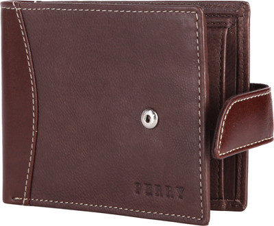 

Perry Men Brown Genuine Leather Wallet(3 Card Slots)