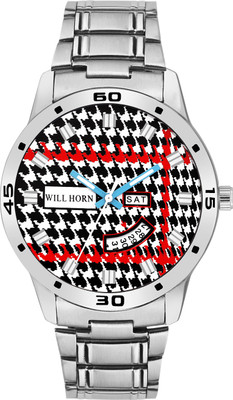 

WILL HORN WH-8111 Awesome Multi Color Day & Date Series Watch - For Men