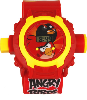 

DIRAY DRPR-03ANGERYBIRD Projector Cartoon Display Watch - For Boys & Girls