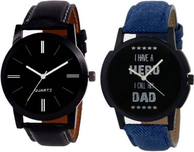 LEBENSZEIT New Stylish Attractive Design Set Of Two Combo Watch For men Watch - For Boys