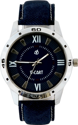 

Vcart Casual Analogue Tan Leather Strap Blue Dial Men's Watch NA Watch - For Men