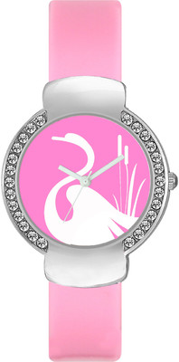 FASHION POOL VALENTIME LADIES MOST STUNNING SWAN DIAL GRAPHICS ON A OVAL SHAPED STAINLESS STEEL DIAL ULTIMATE COLLECTION OF FESTIVAL SPECIAL WATCHES FOR PROFESSIONAL & PARTY WEAR Watch - For Girls available at flipkart for Rs.189
