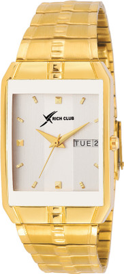 

Rich Club RC-1647 Ion Golden Plated Day And Date Display Watch - For Men
