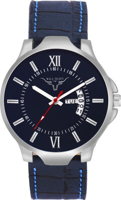 

WILL HORN WH-8105 Awesome Blue Day & Date Series Watch - For Men