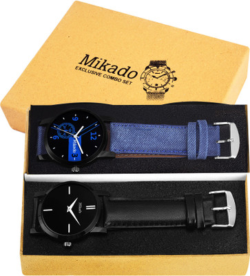 

Mikado Exclusive Multicolor Men's watches combo Watch - For Men