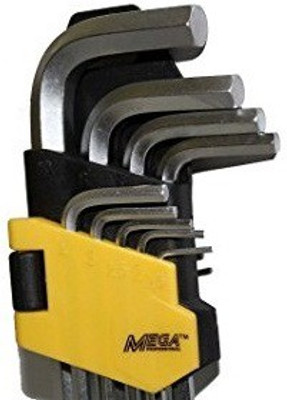 MEGA MP-ELH09 9PCS EXTRA LONG HEX Allen Key Set