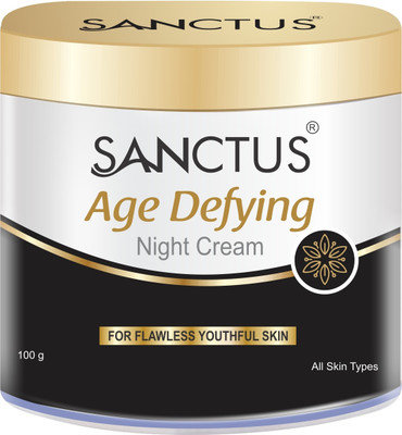 

SANCTUS Age Defying NIGHT CREAM ( With Buchanania Lanzan Extracts) - 100gm (For Flawless Youthful Skin)(100 g)