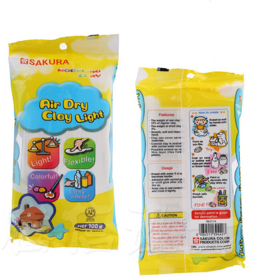 

Vardhman Light & Flexible Paper Air Dry Clay , 100 gms Art Clay(100 g)