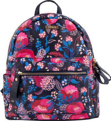 

Chumbak Floral Owl P01 Backpack(Black, 7 L)