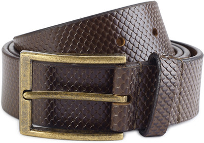 

Provogue Men Brown Genuine Leather Belt