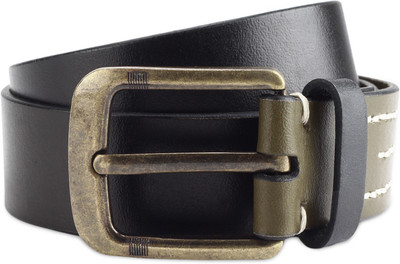 

Provogue Men Black, Green Genuine Leather Belt