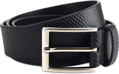 

Provogue Men Black Genuine Leather Belt