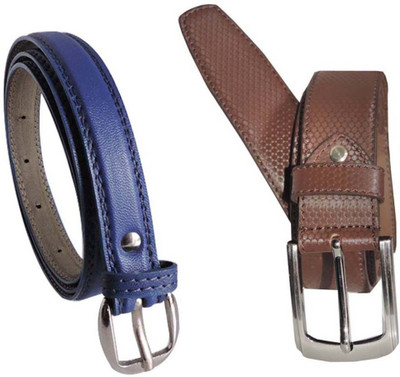 

Sulit Men & Women Brown, Blue Genuine Leather, Artificial Leather Belt, Blue;brown