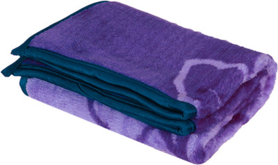 

Thosh Baby Products Floral  Blanket(Polyester, Purple