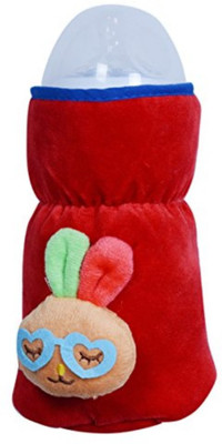 

GURU KRIPA Baby Products ™ Presents Philips Avent 260Ml To 330ML Bottle Plush Stretchable Baby Feeding Bottle Cover with Handle (Red)(Red