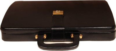 

C Comfort Faux leather briefcase Black Small Briefcase - For Men & Women(Black)