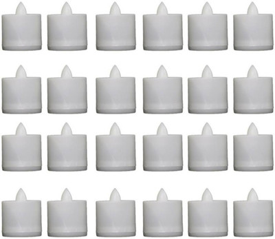 

Perfect Pricee 24 Flameless Candle(White, Pack of 24)
