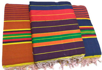 Cotton colors Multicolor Cotton Dhurrie(5 ft,  X 8 ft, Rectangle)