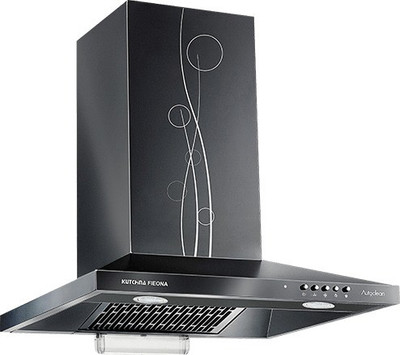 

kutchina Fieona Auto clean Wall Mounted Chimney(Black 1000 CMH)