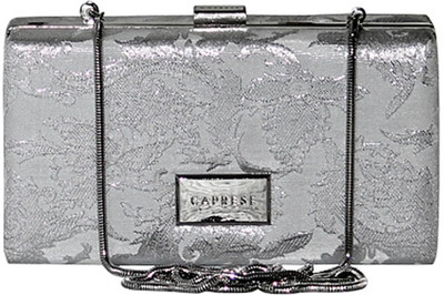 Caprese Casual Silver Clutch