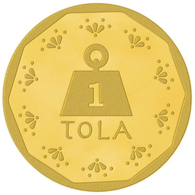 KUNDAN Tola Gold Bar 24 (9999) K 11.663 g Yellow Gold Coin