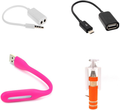 

MINIFOX Usb Light, Selfie, Otg Cable, Splitter Combo Set