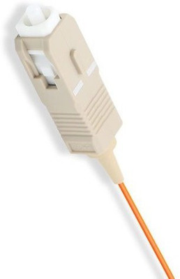 

Molex Fiber Pigtail SC MM OM2 Network Cable(Compatible with Networking, Orange)