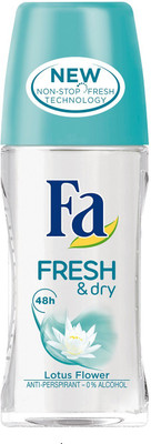 Fa Fresh & Dry Lotus Power Deodorant Roll-on - For Men & Women(50 ml)