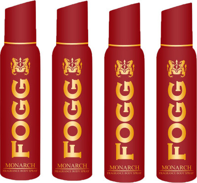 

Fogg MONARCH DEODORANT 120 ML Deodorant Spray - For Men & Women(120 ml, Pack of 4)