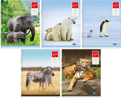 

Navneet Regular Notebook(Long Book, Multicolor, Pack of 5)