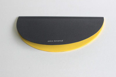 

EKA BRAND Assorted Note Book(•SEMI CIRCLE BLACK DIARY, Black, Yellow)