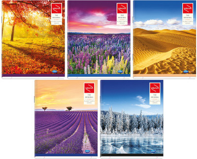 

Navneet Regular Notebook(Long Book, Multicolor, Pack of 5)