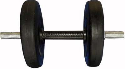 

Monika Sports 3 kg - 2 plates with 12 inch dumbell rod for exercise in home gym ( 7 kg ) Adjustable Dumbbell(7 kg), Black;silver