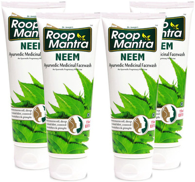 

Roop Mantra Neem Face Wash 115ml, Pack of 4 Face Wash(115 ml)