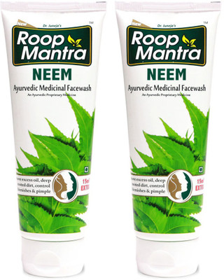 

Roop Mantra Neem Face Wash 115ml, Pack of 2 - Facewash for Acne & Pimples Face Wash(115 ml)