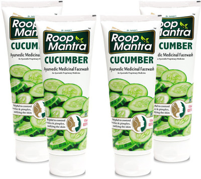 

Roop Mantra Cucumber Face Wash 115ml, Pack of 4 - Facewash for Blemishes & Pimples Face Wash(115 ml)
