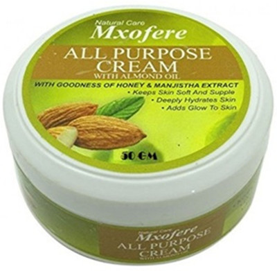 

Mxofere (Pack of -5) Almond All Purpose cream 50 gm(250 g)