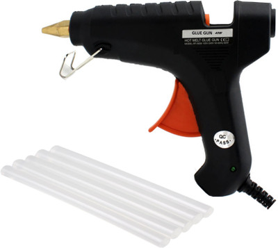 

OKASTA Hot Melt Glue Gun kit 40 Watt With 5 Glue Sticks OK40WB For Quick Repairs, Paper & Cloth High-Tech Professional Electronic Standard Temperature Corded Glue Gun(11 mm)